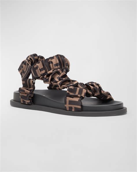 fendi ruched hiking sandals.